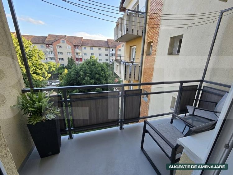 Apartament decomandat cu 2 camere, 52.82 mp - Sf. Gheorghe - 4
