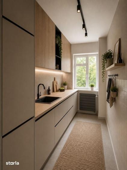 Apartament cu 3 camere semidecomandat în Traian