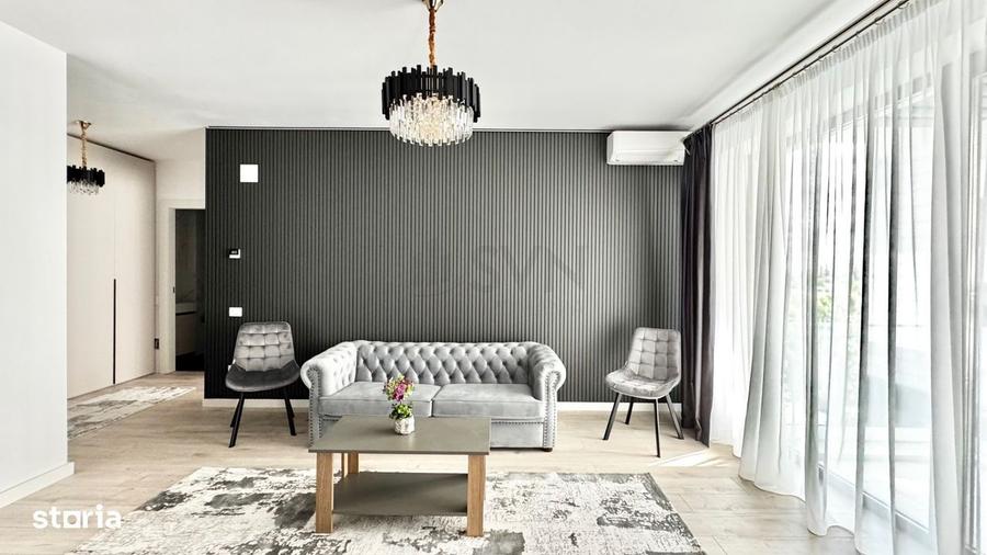Apartament cu 2 camere, mobilat în Nord
