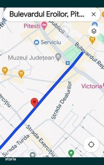 Teren de 1300 mp, în Exercițiu