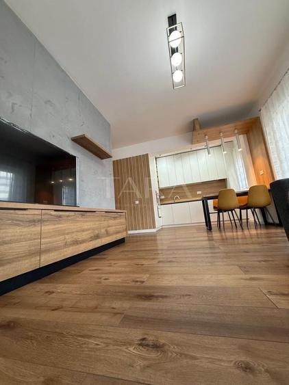 Apartament cu 2 camere semidecomandat, mobilat în Baciu