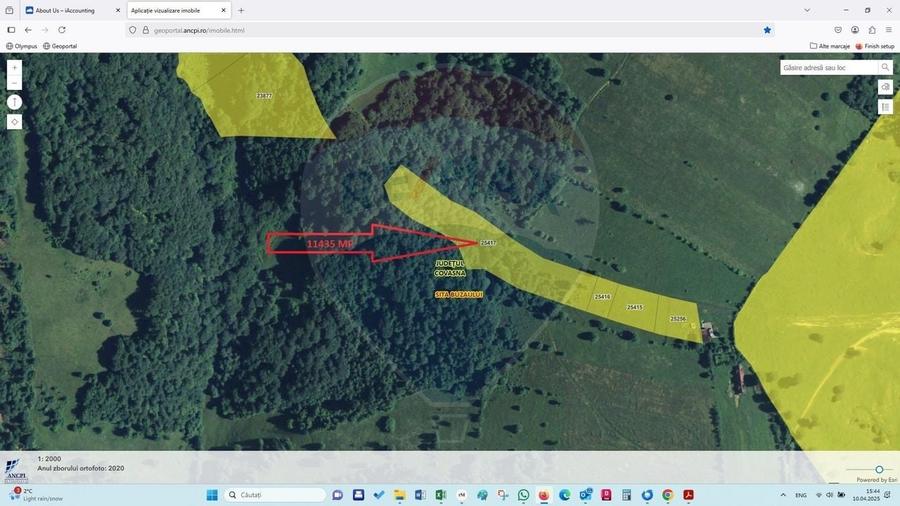 Teren extravilan de 11435 mp, în Sita Buzăului