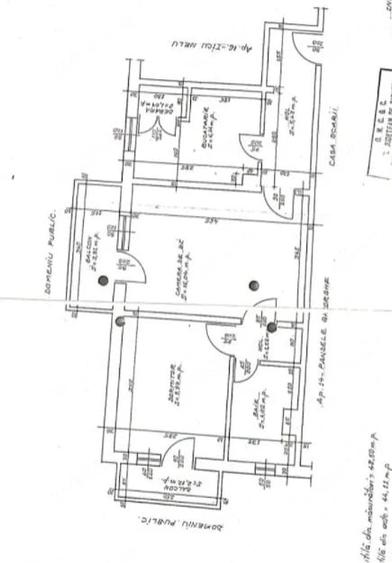 Apartament cu 2 camere semidecomandat în Central