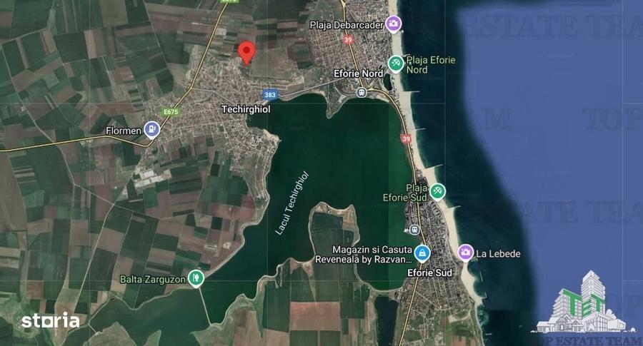 Teren extravilan de vanzare 5000 mp Techirghiol - Agigea cu potential - 1