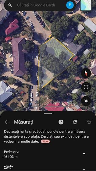 Teren de 1350 mp, în Central