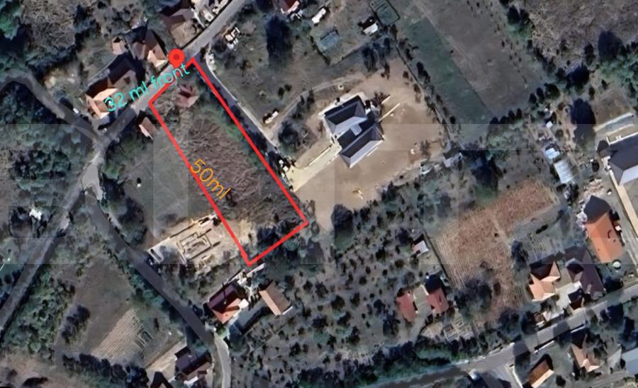 Teren Construcții intravilan de 1606 mp, în Exterior Sud