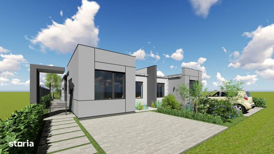 Casă cu 4 camere cu Teren 315 Mp în Moșnița Veche