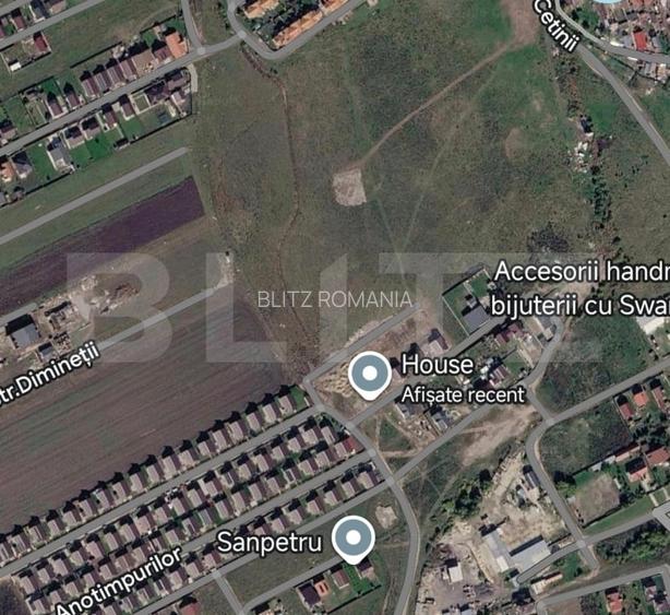 Teren 539 mp, oportunitate de construcție sau investiție, in Sânpetru