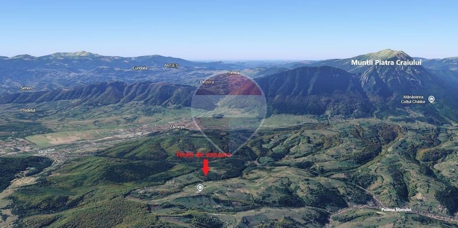 Teren agricol extravilan de 7083 mp, în Poiana Mărului