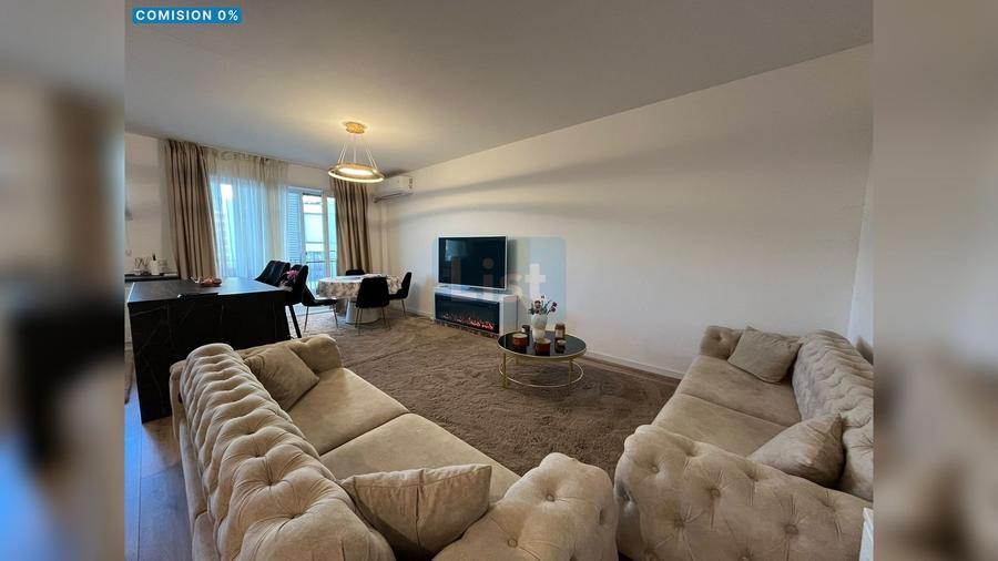 Apartament cu 3 camere semidecomandat, mobilat în Mărăști