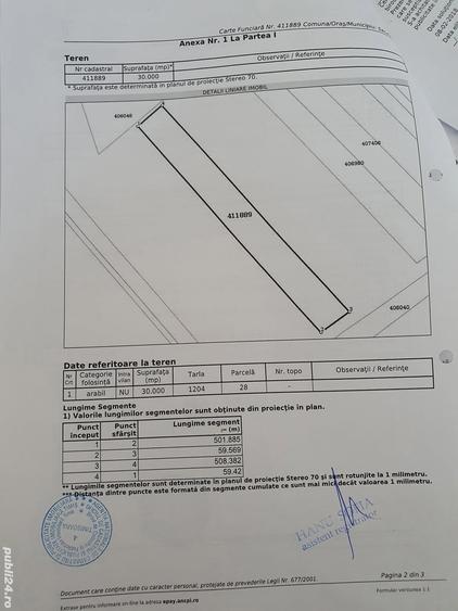 Teren de 92400 mp, în Exterior Vest