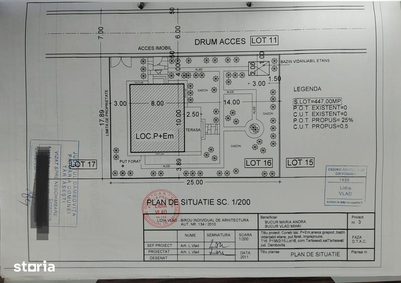 Casă cu 5 camere cu Teren 520 Mp în Tărtășești