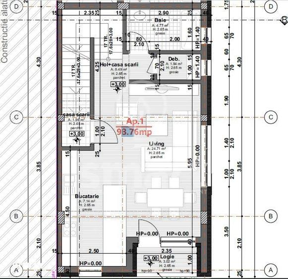 Vand teren autorizat cu 4 unitati locative - 4