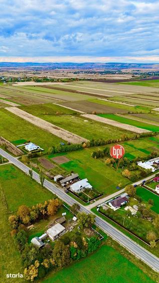 Teren de 4300 mp, în Brusturi