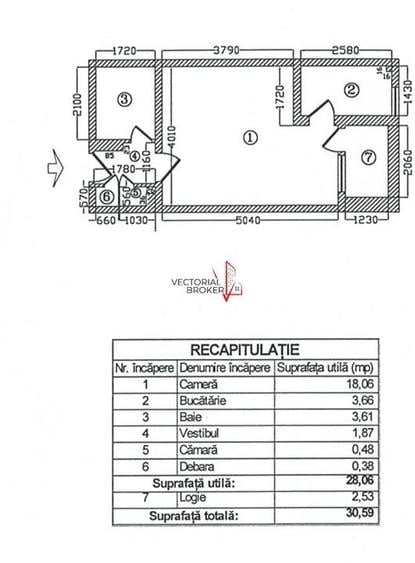 Garsoniera semidecomandata 3 la minute  metrou Iancului - 7