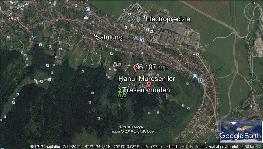 Teren intravilan de 66107 mp, în Săcele