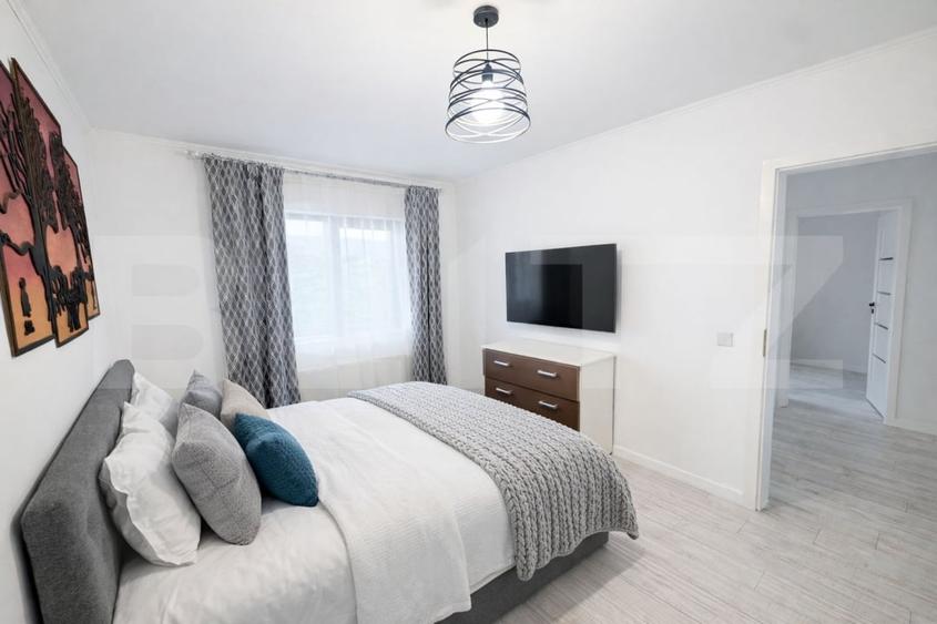 Duplex cu 4 camere cu Canalizare în Florești