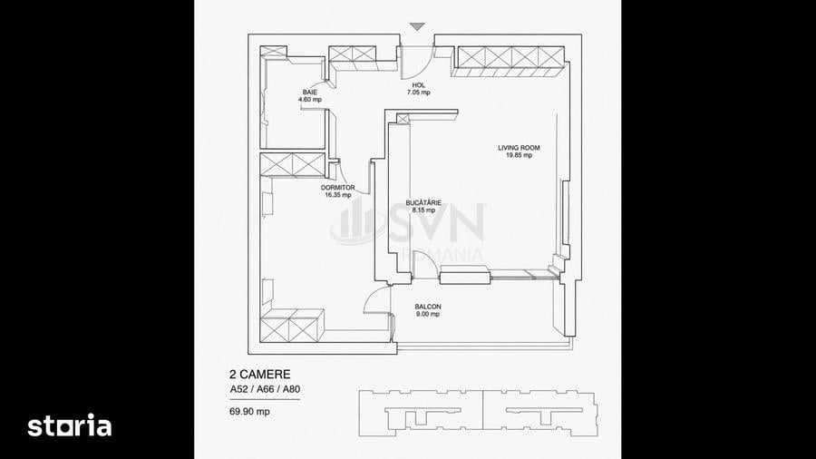 Apartament l 2 Camere l My Place North - 1