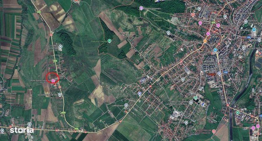 Teren de 5000 mp, în Central