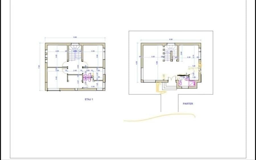 Casă individuală cu 4 camere cu Teren 360 Mp în Cârcea