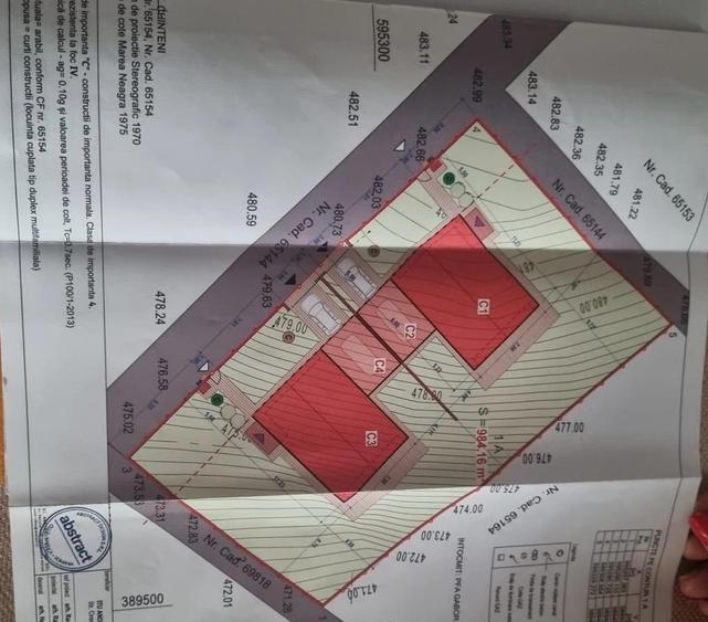Teren Construcții intravilan de 990 mp, în Chinteni