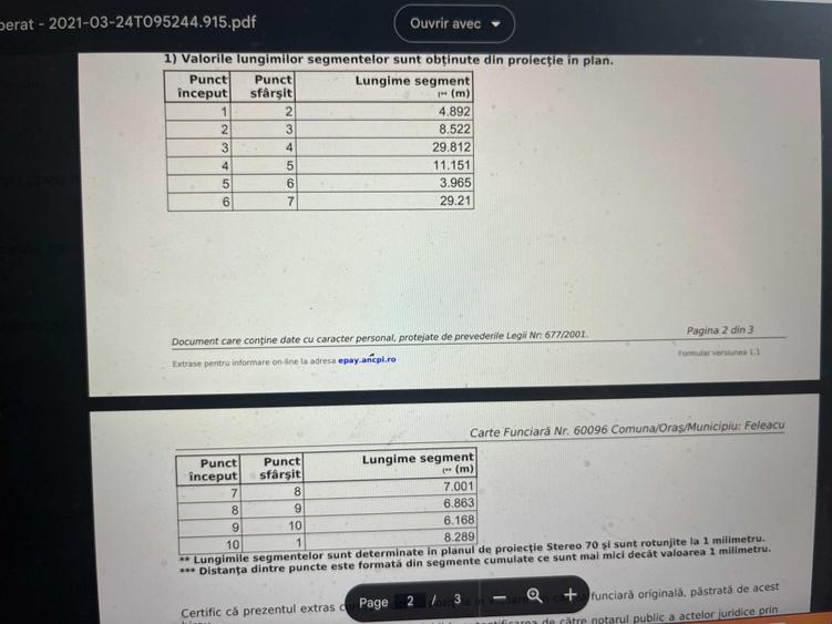 Teren de vanzare plat de 763m2 in Feleacu Cluj zona televiziunii. - 1