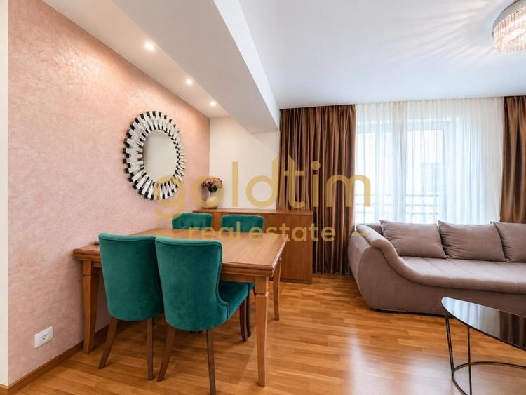 Apartament cu 3 camere semidecomandat, mobilat în Herăstrău