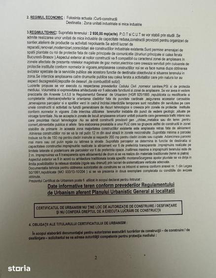 Vanzare teren intravilan 2944mp constructii ideal investitie Busteni - 4