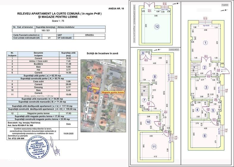 Casă cu 4 camere în Central