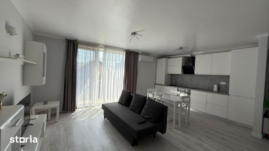 Apartament cu 2 camere, mobilat în Săsar