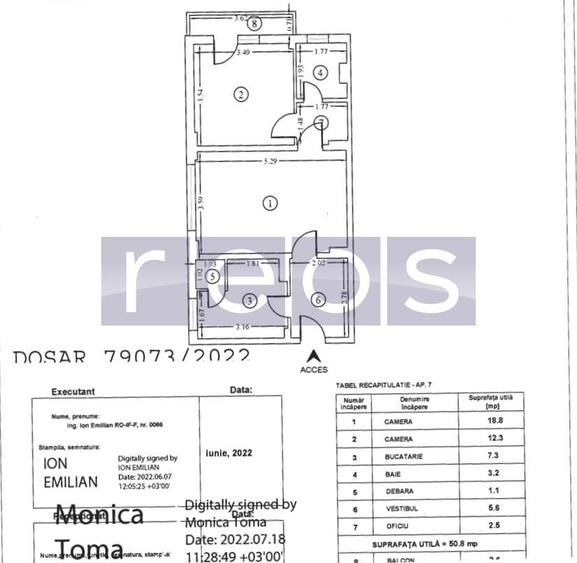 Apartament cu 2 camere semidecomandat, mobilat în Dorobanți