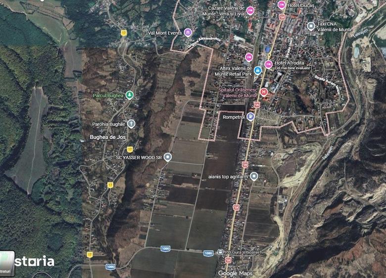 Teren de 2547 mp, în Vălenii de Munte