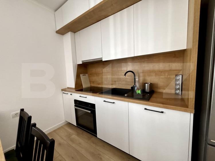 Apartament cu 2 camere semidecomandat, mobilat în Exterior Nord