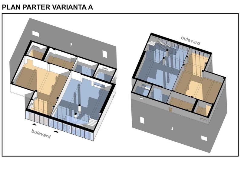 Spațiu comercial, de 860 mp, în Central
