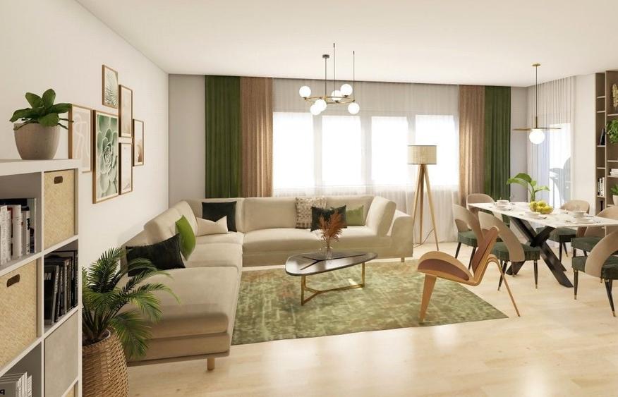 Apartament cu 3 camere decomandat în Sud