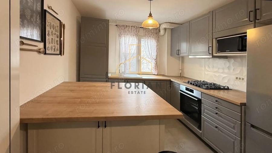 Apartament cu 3 camere semidecomandat, mobilat în Gheorghe Lazăr