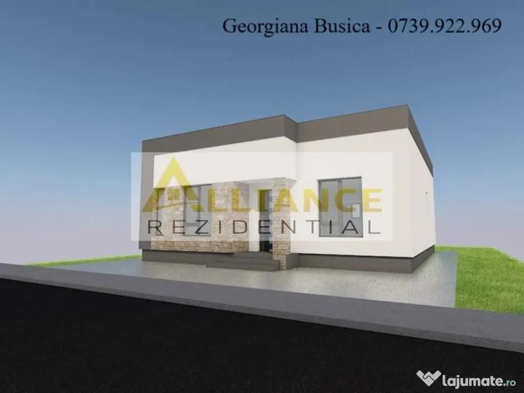 Casa individuala parter || 4 camere 2 bai || teren 469mp - 1