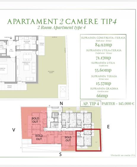 Apartament cu 2 camere decomandat, mobilat în Băneasa