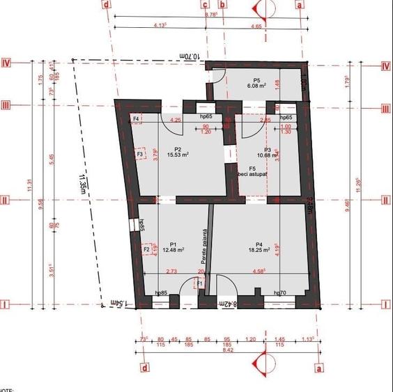 Casă cu 4 camere în Ultracentral