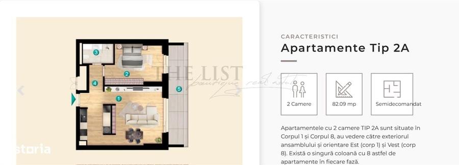 Apartament cu 2 camere ansamblu de lux zona PIPERA PLAZA - 2