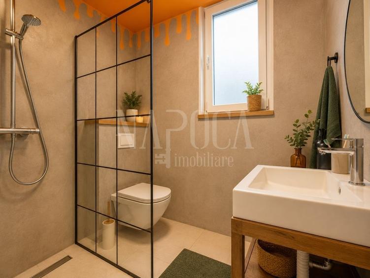 Penthouse cu 3 camere semidecomandat în Grigorescu