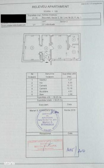 Apartament cu 2 camere în Iancului