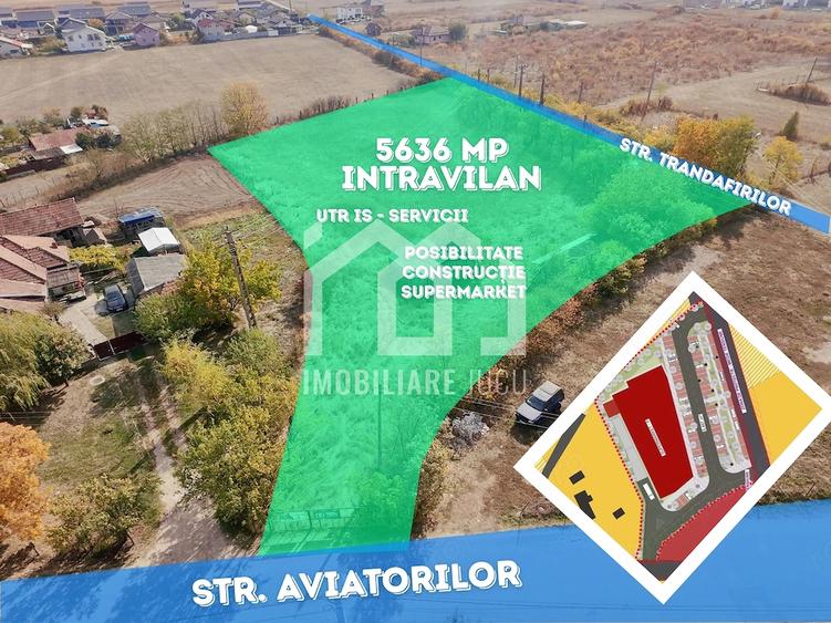 Teren de 5636 mp, în Jucu
