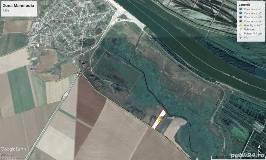 Teren de 19200 mp, în Mahmudia