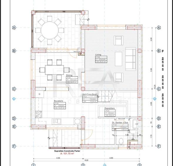 Duplex cu 4 camere cu Canalizare în Berceni