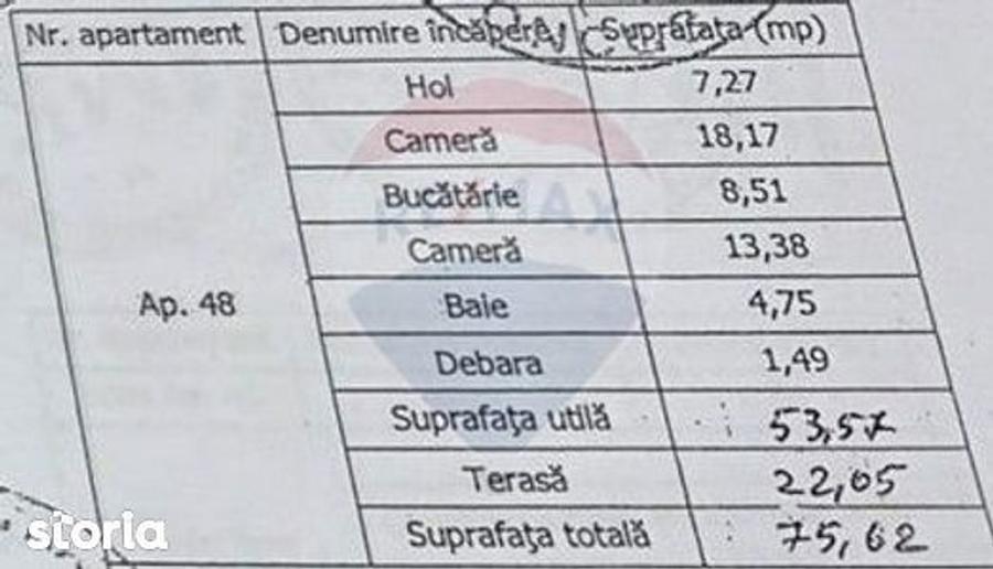 Apartament cu 2 camere decomandat în Bartolomeu