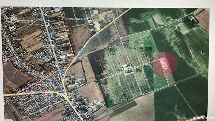 Teren de 17100 mp, în Tătărani