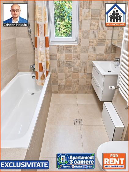 Apartament cu 3 camere decomandat în Unirii