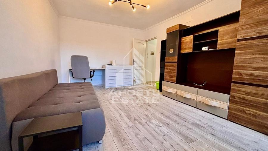 Apartament cu 2 camere nedecomandat, mobilat în Spitalul Județean