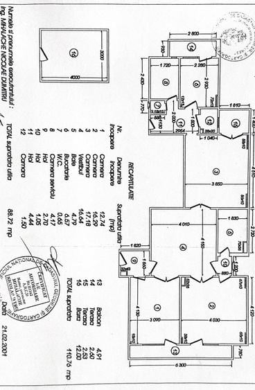 Apartament cu 4 camere decomandat, mobilat în P-ța Victoriei